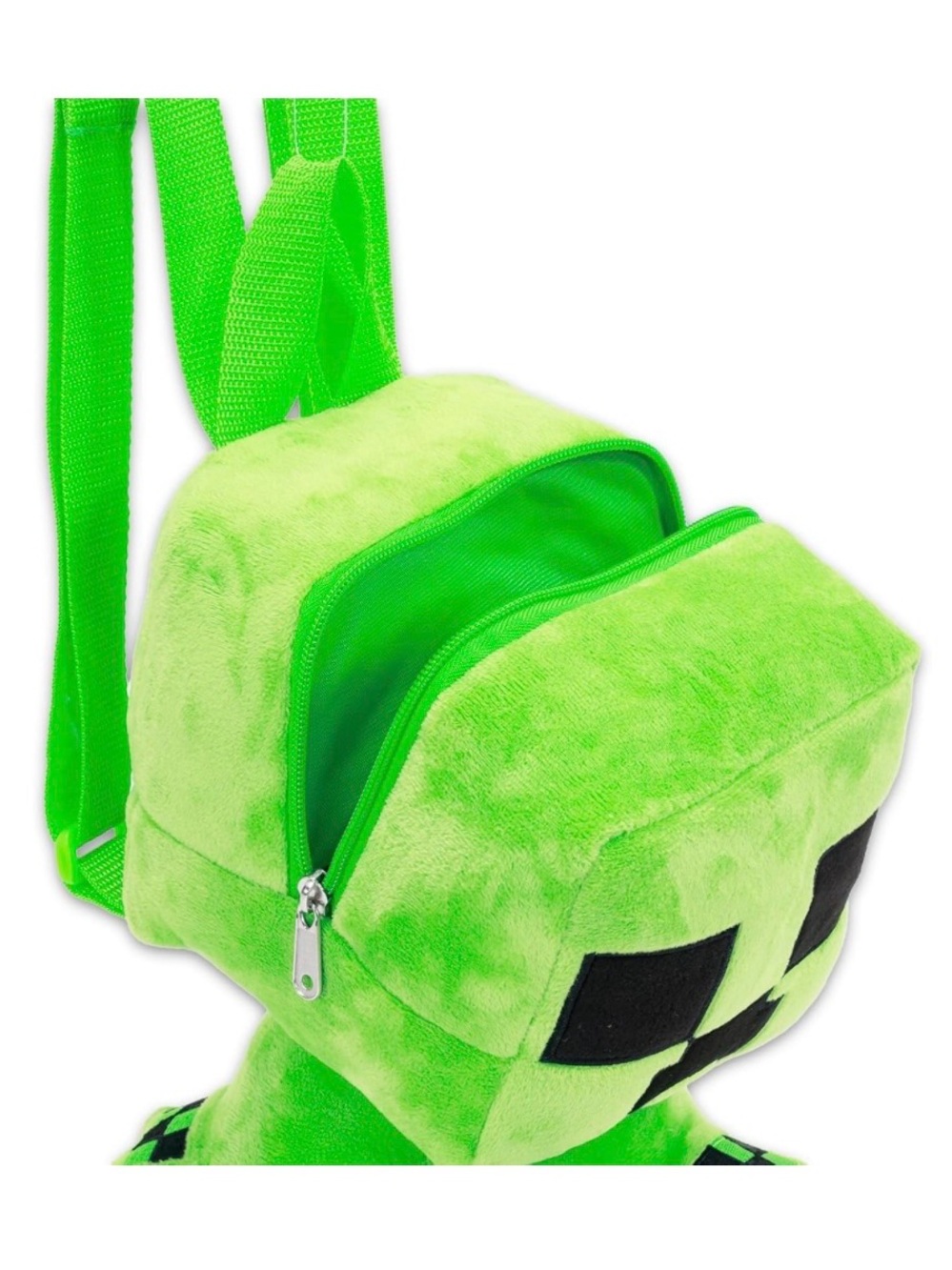 Minecraft Creeper Plush Backpack - Picture 2 of 4